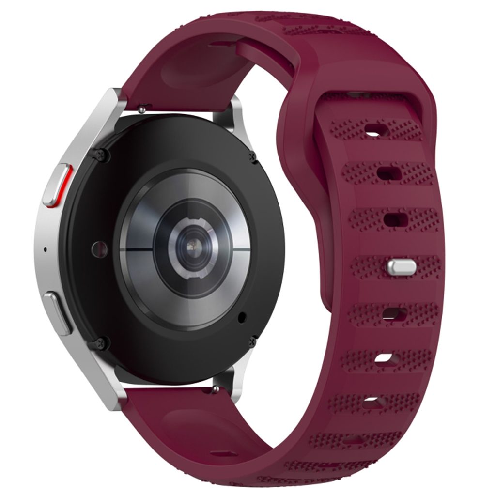 Techsuit řemínek na hodinky 20mm (W050), červený | Tvrzenaskla.eu