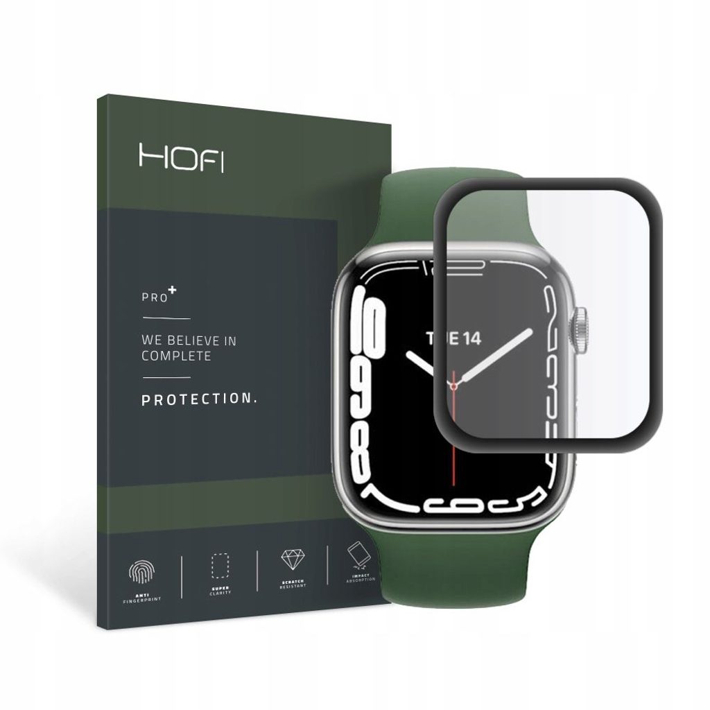 Hofi Pro+ Hybridné sklo, Apple Watch 7 / 8, 45 mm | Tvrdeneskla.eu