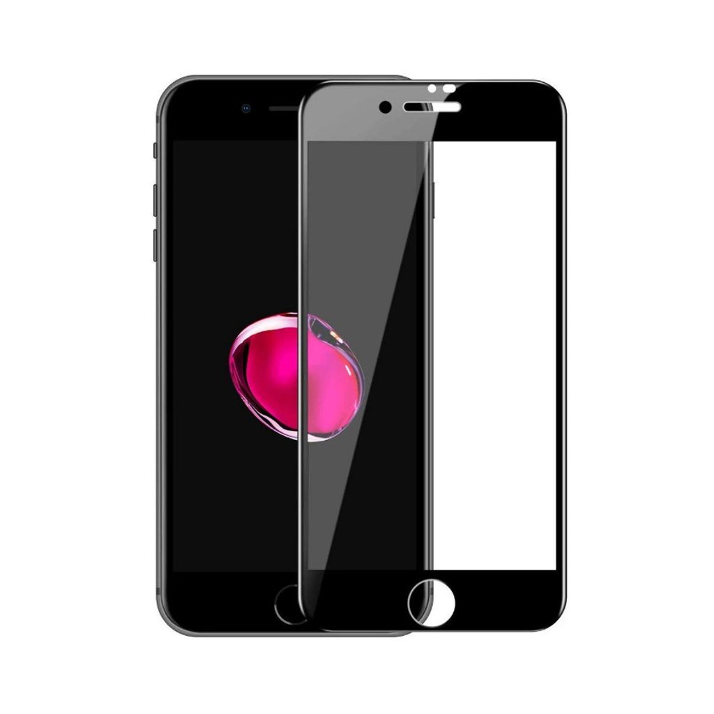 iPhone 7, 8, SE 2020 / 2022, 5D sklo, černé | Tvrzenaskla.eu