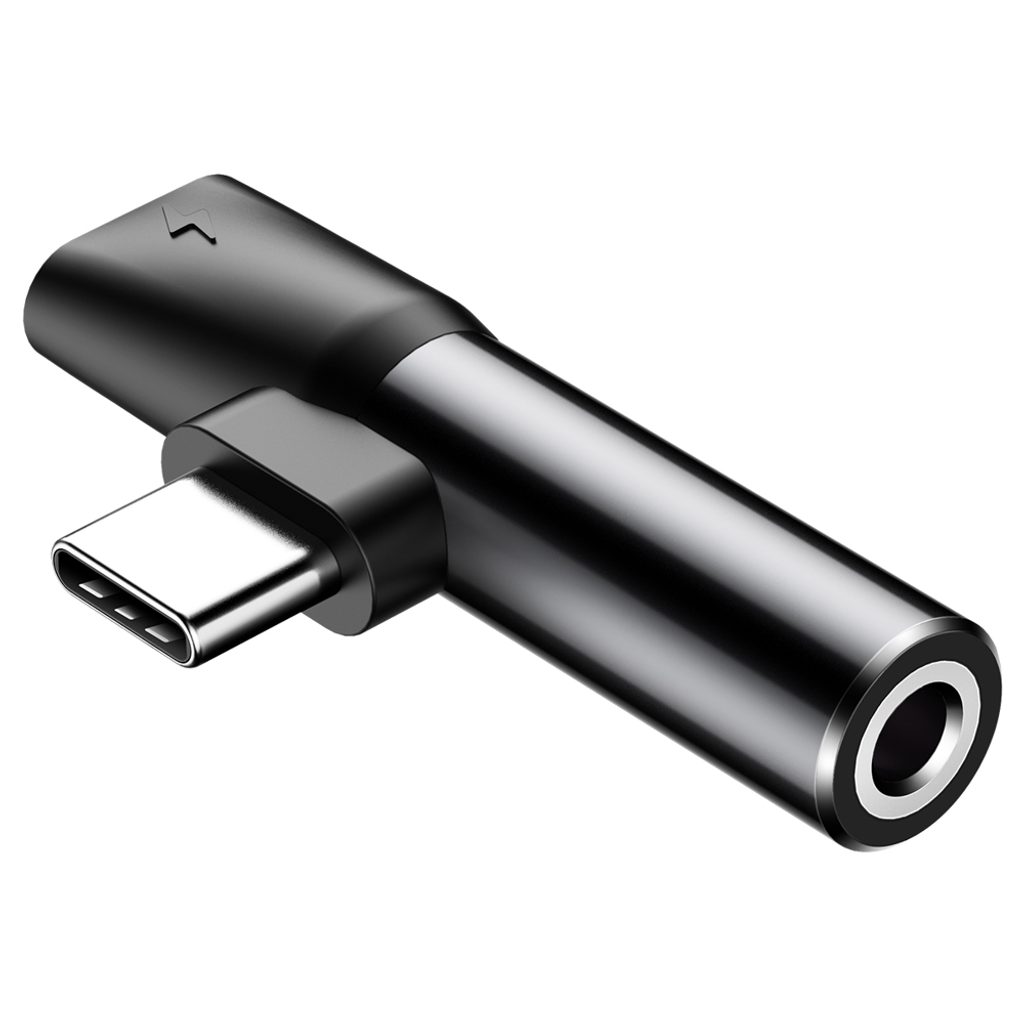 Adaptér USB-C - USB C a Jack 3,5 mm, čierny (CATL41-01) | Tvrdeneskla.eu