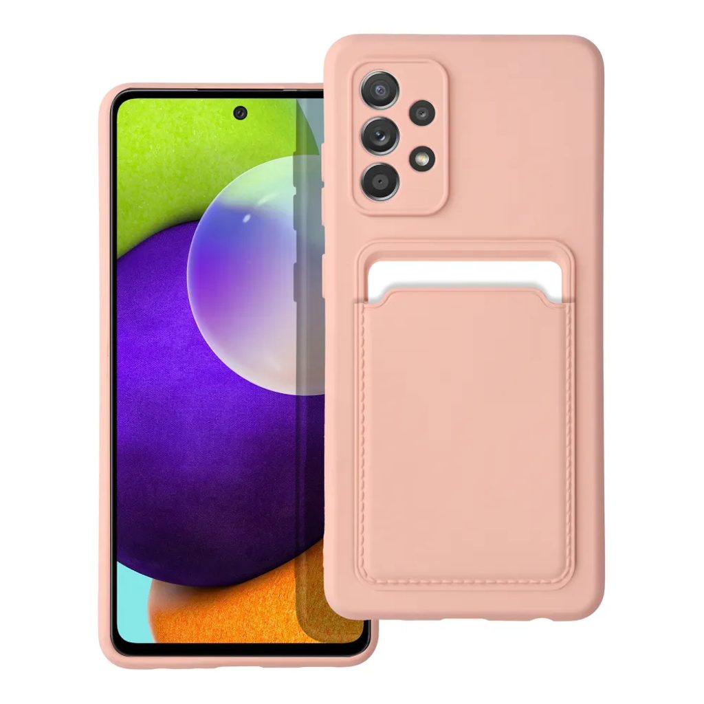 Card Case obal, Samsung Galaxy A52 5G / A52 LTE / A52s, ružový |  Tvrdeneskla.eu
