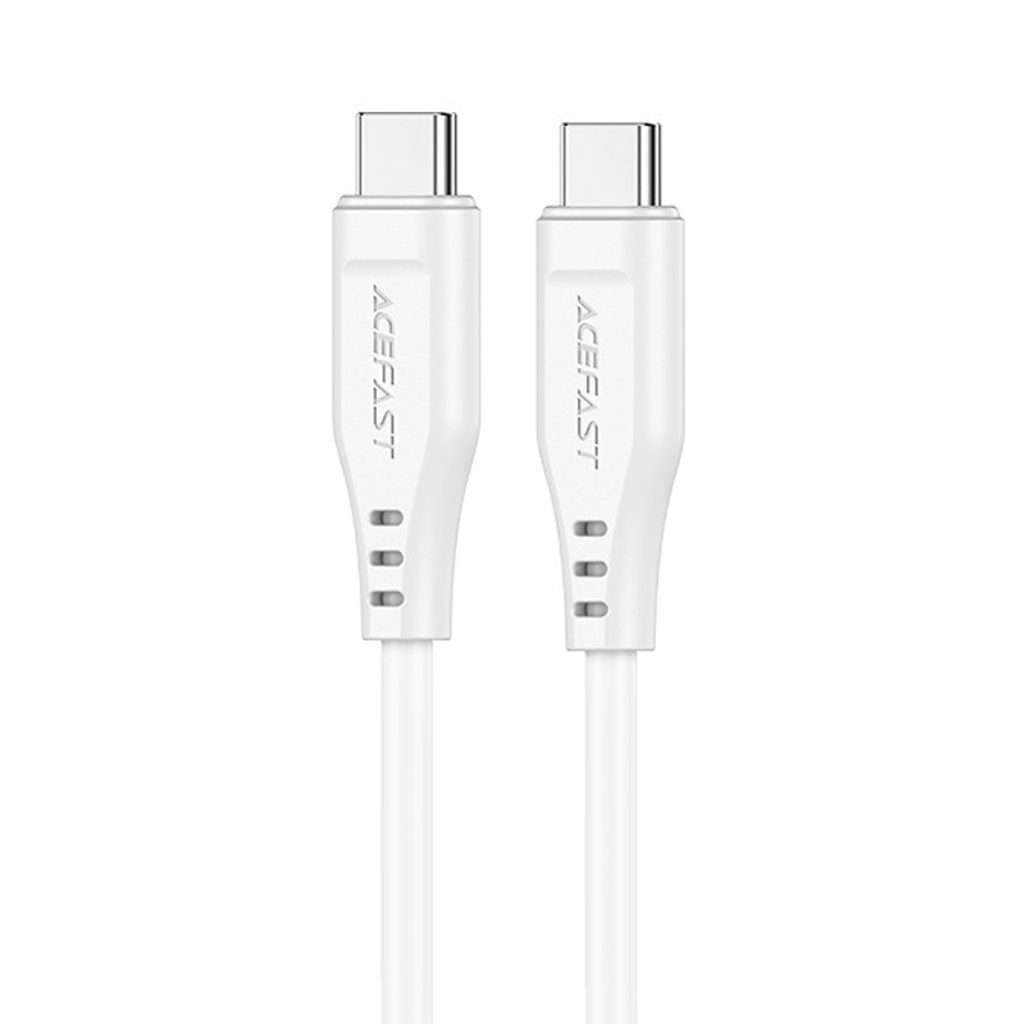 Acefast kábel USB-C - USB-C 1,2 m, 60 W (20 V / 3A), bílý (C3-03 biely) |  Tvrdeneskla.eu