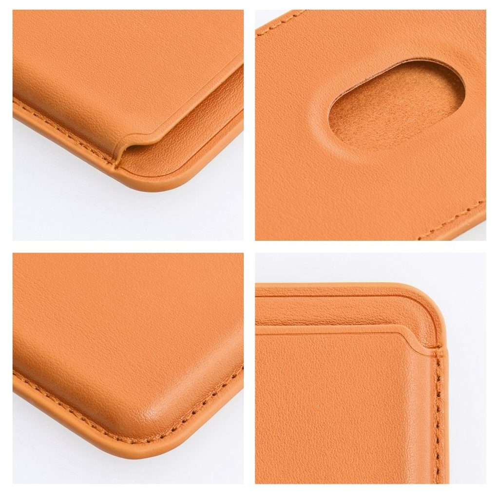 Mag Wallet usnjena denarnica, oranžna | Momanio.si
