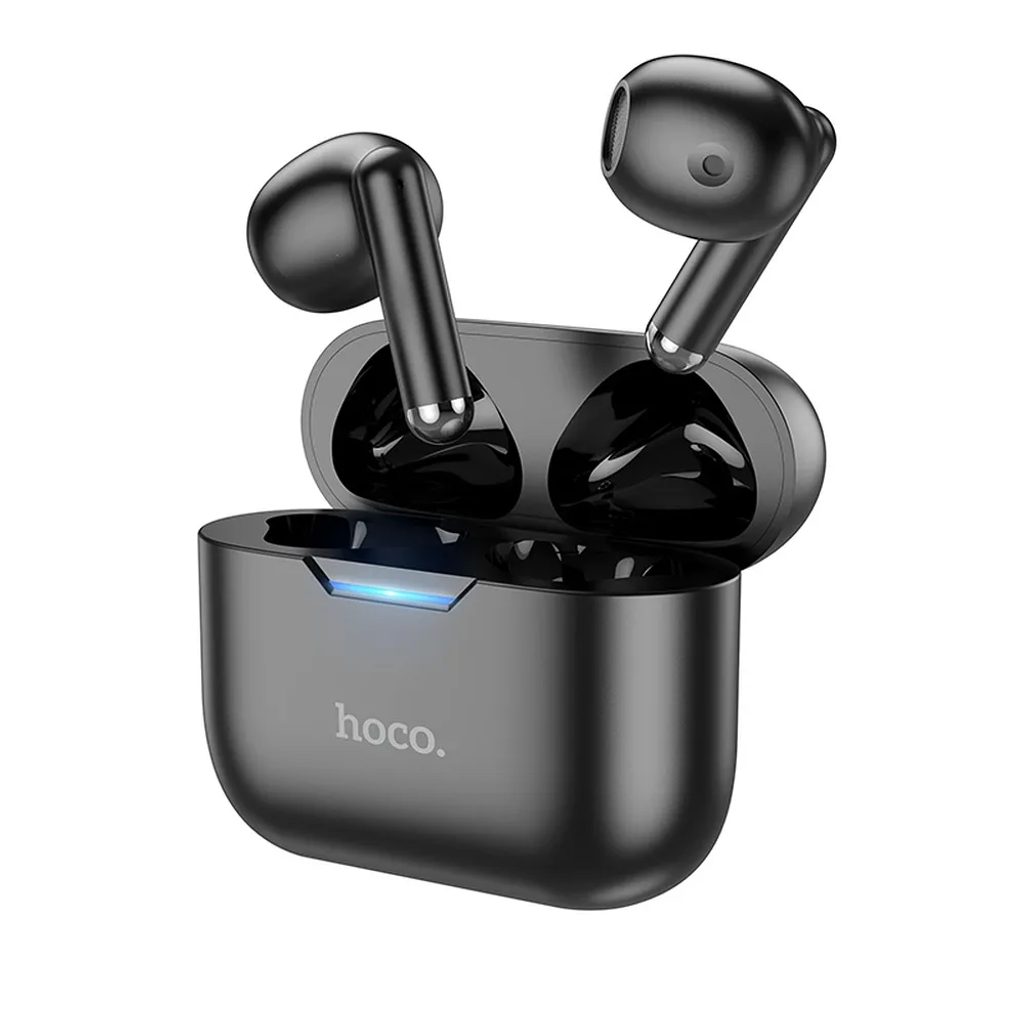 Hoco EW34 vezeték nélküli Bluetooth sztereó fülhallgató TWS Full True,  fekete | Momanio.hu