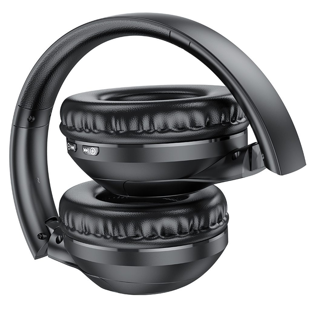 Slušalke Bluetooth Borofone BO23 Glamour, črne | Momanio.si