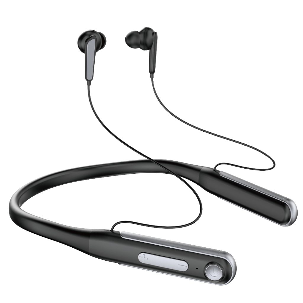 Dudao sportovní bluetooth sluchátka do uší s nákrčníkem 400mAh, černá  (U5Max) | Tvrzenaskla.eu