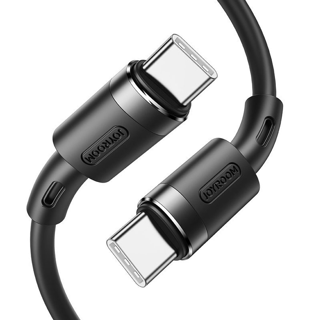 Joyroom kabel USB-C - USB-C, 3A, 1,8m, čierny (S-1830N9) | Tvrdeneskla.eu
