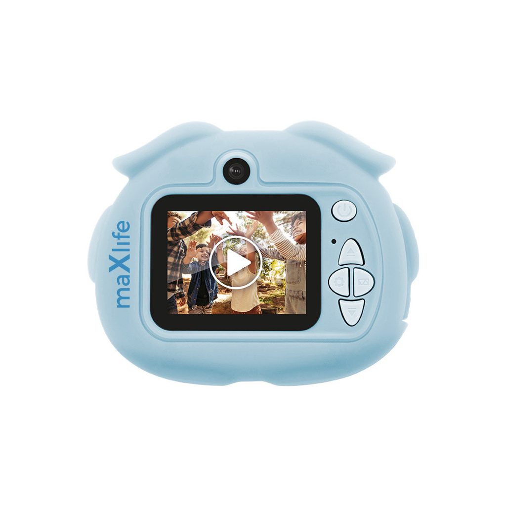 Maxlife MXKC-100 Detský digitálny fotoaparát s funkciou kamery, modrý |  Tvrdeneskla.eu