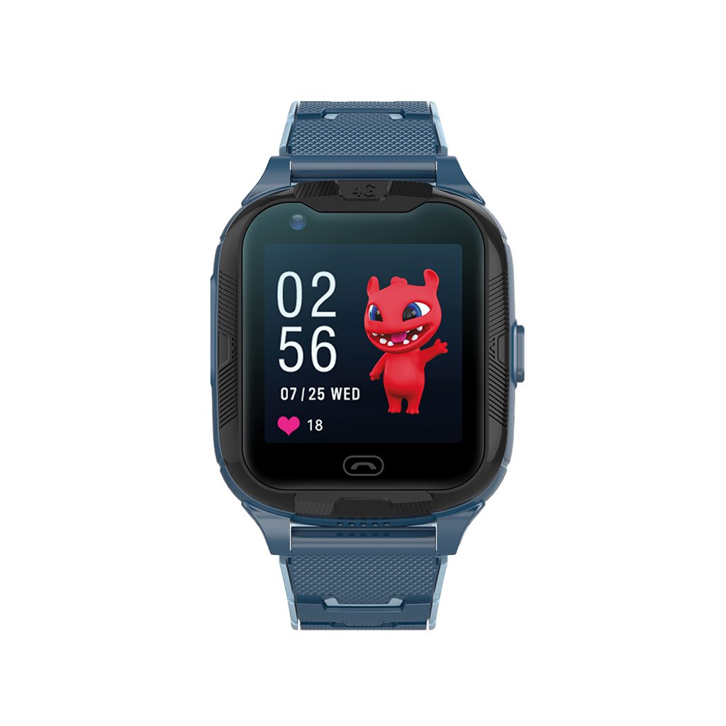 Maxlife MXKW-350 chytré hodinky pro děti, 4G, GPS, WiFi, modré |  Tvrzenaskla.eu