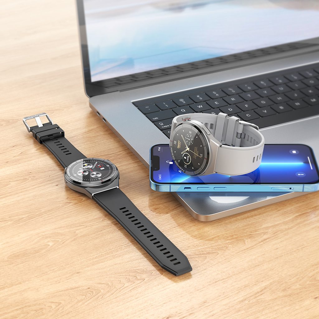 Borofone Smartwatch BD2 sports, strieborné | Tvrdeneskla.eu