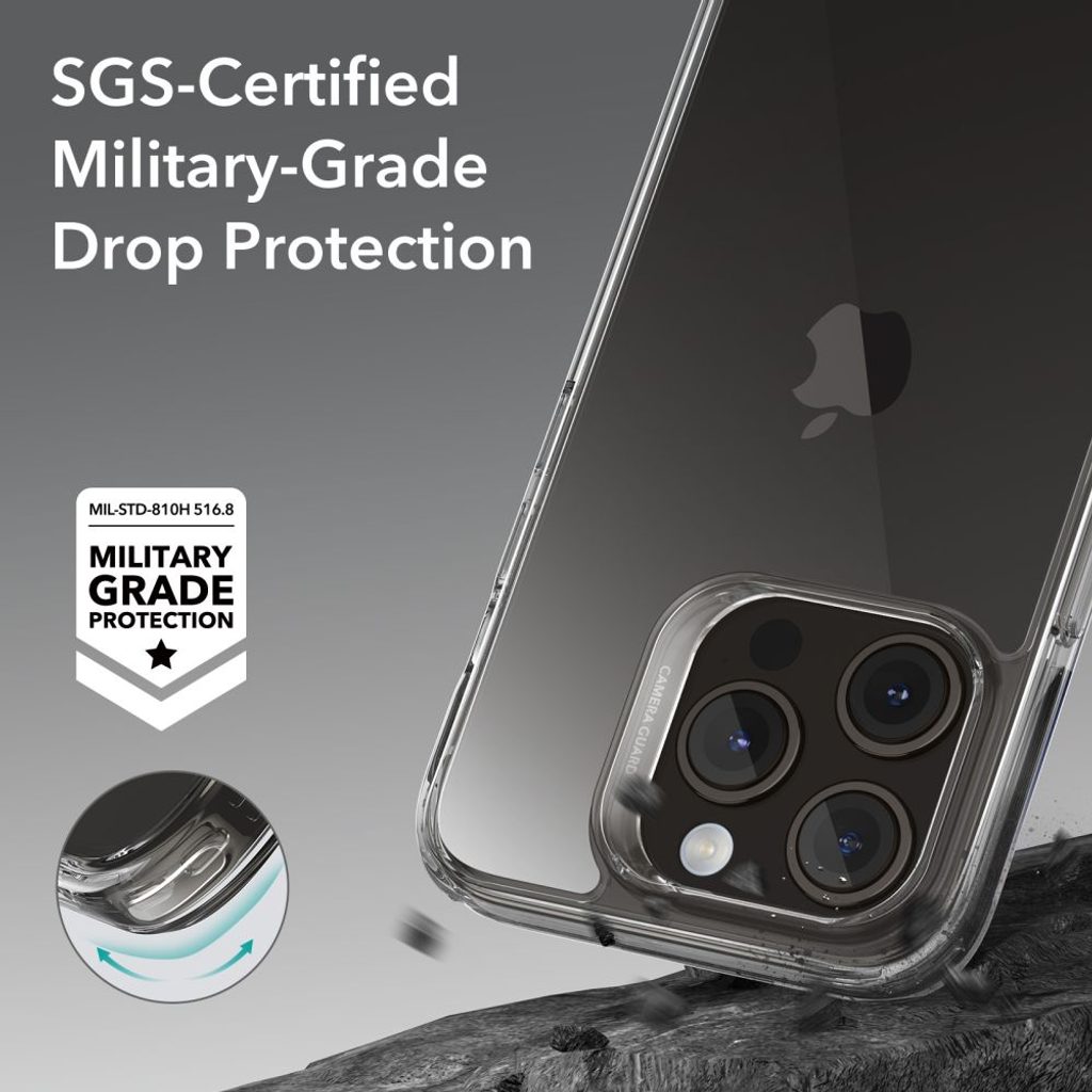 ESR Ice Shield tok, iPhone 15 Pro, átlátszó | Momanio.hu