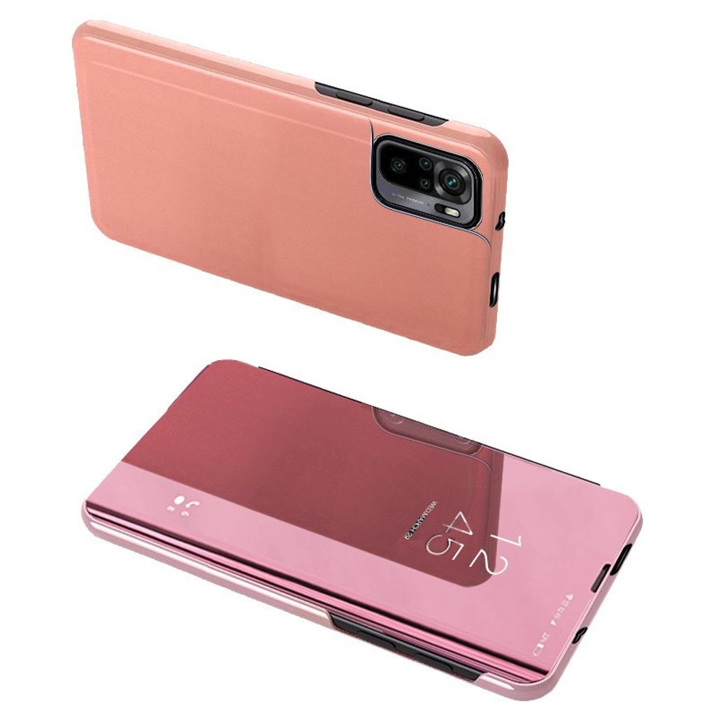 Clear view rózsaszín telefontok Xiaomi Redmi Note 10 / 10S | Momanio.hu