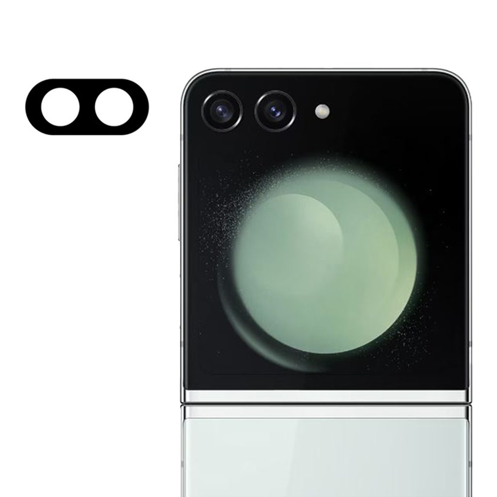 Techsuit üveg kamera lencséhez, Samsung Galaxy Z Flip 5, fekete | Momanio.hu
