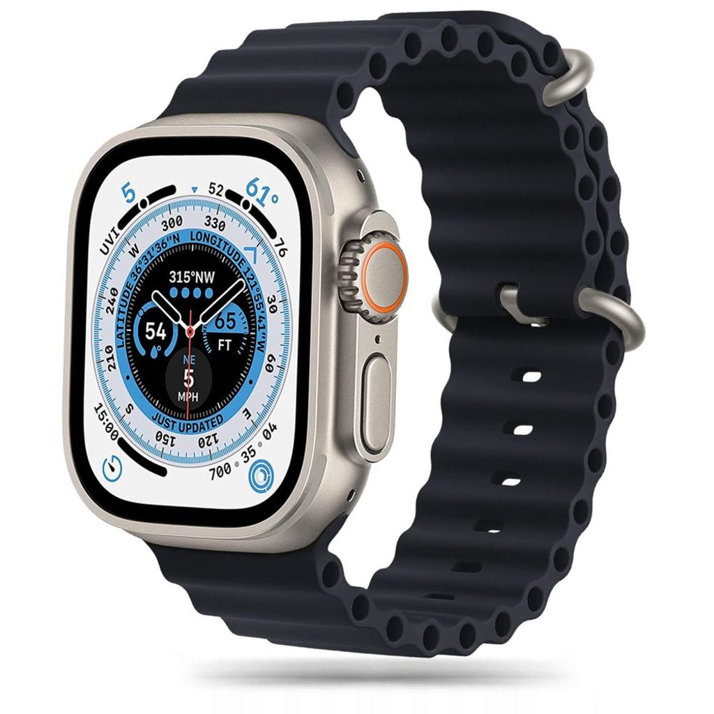Tech-Protect IconBand Apple Watch 4 / 5 / 6 / 7 / 8 / SE / Ultra (42 / 44 /  45 / 49 MM), fekete | Momanio.hu
