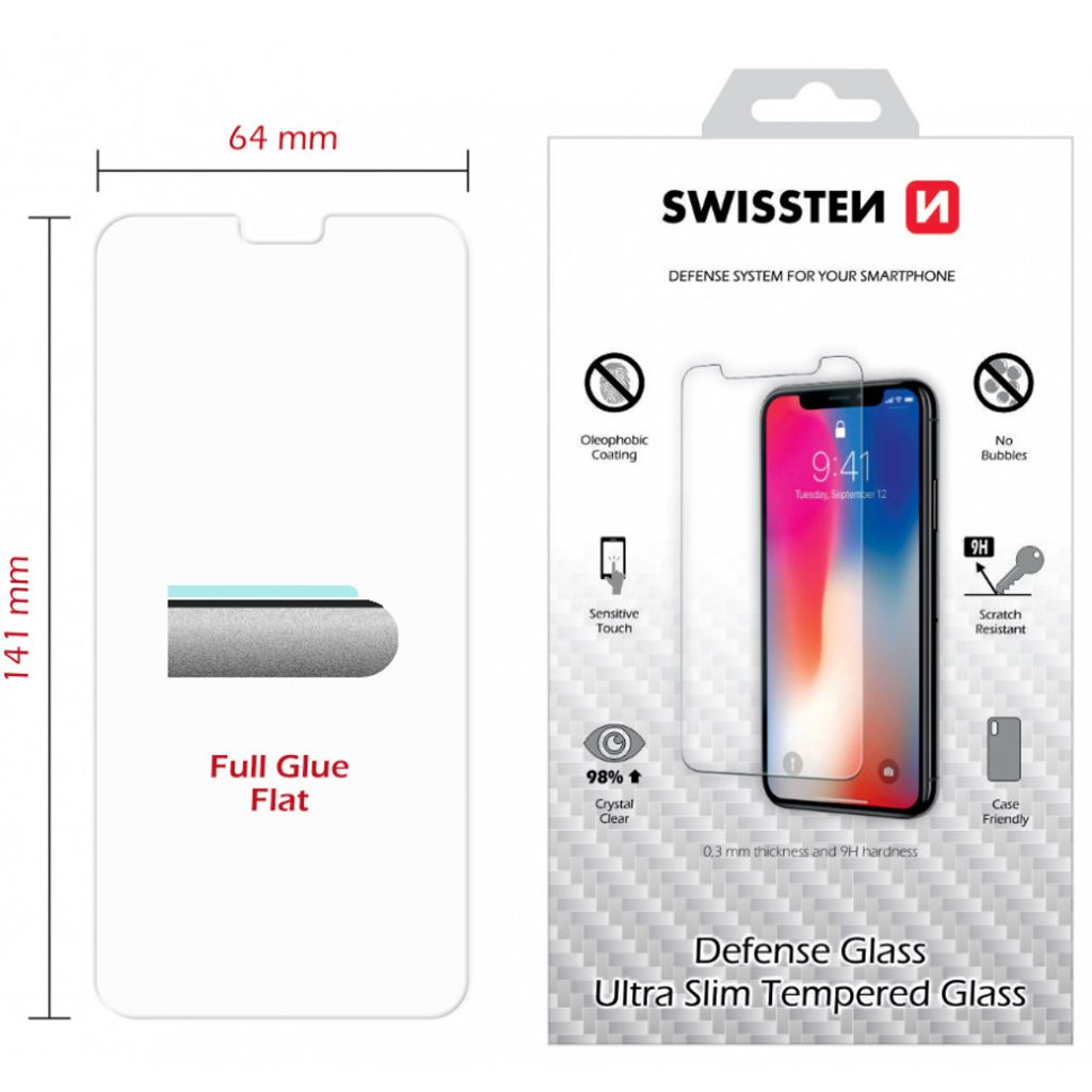 Swissten 2,5D Ochranné tvrzené sklo, Xiaomi Mi A2 Lite | Tvrzenaskla.eu