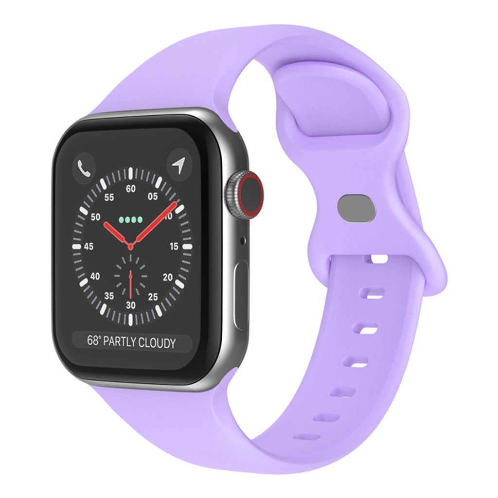 Techsuit remienok na hodinky W031, Apple Watch 1 / 2 / 3 / 4 / 5 / 6 / 7 /  8 / SE / SE 2 / Ultra (42 / 44 / 45 / 49 mm), fialový | Tvrdeneskla.eu