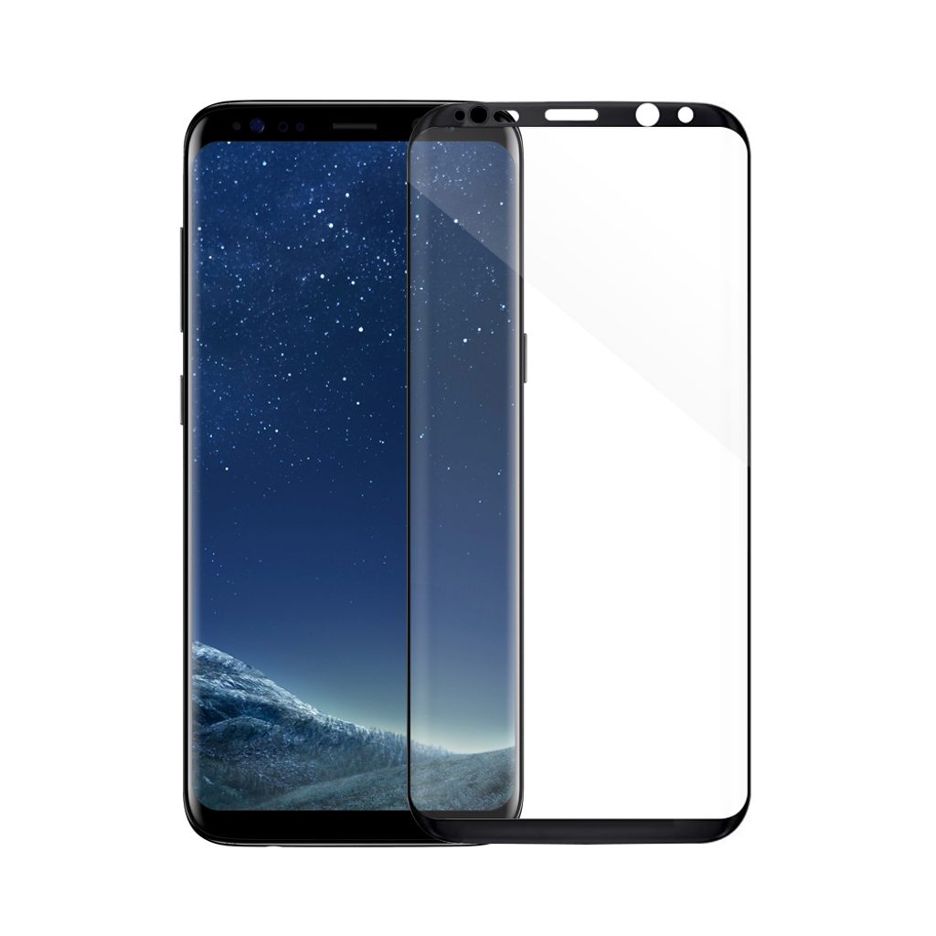 5D Tvrdené sklo pre Samsung Galaxy S8 PLUS, čierne | Tvrdeneskla.eu