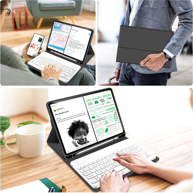 Púzdro Tech-Protect SC Pen + klávesnica, Apple iPad Pro 11 2020 / 2021 /  2022, čierne | Tvrdeneskla.eu