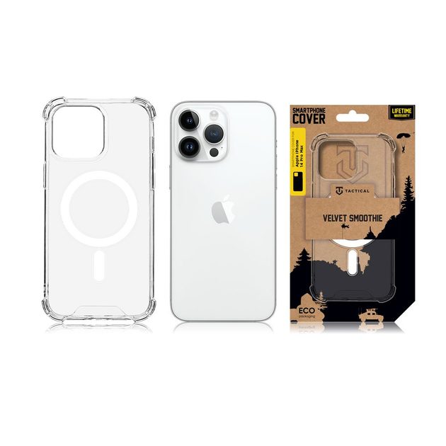 Tactical MagForce iPhone 14 Pro Max Hybrid Case - Transparent