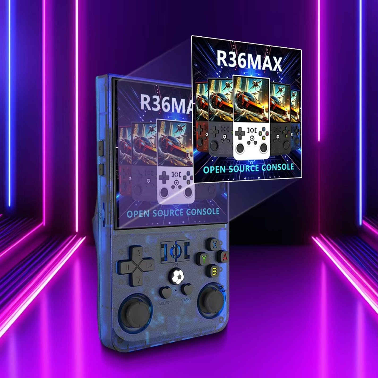 R36 Max Přenosná herní konzole s 4,0