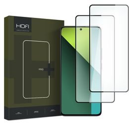 Hofi Pro+ edzett üveg, Xiaomi Redmi Note 13 5G / 13 Pro 4G / 5G, 2 db, fekete