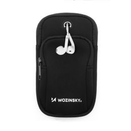 Wozinsky běžecká kapsa na ruku, černá (WABBK1)