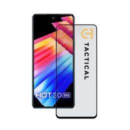 Taktikai üvegpajzs 5D üveg Infinix Hot 30 5G, fekete