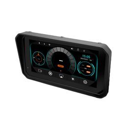 Motociklistički zaslon 6" s prednjom i stražnjom kamerom, GPS-om i TPMS-om te bežičnim Apple CarPlay i Android Auto