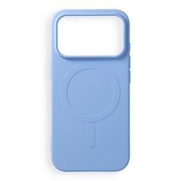 iPhone 17 Pro / 18 Pro silikoninis dėklas su MagSafe – mėlyna