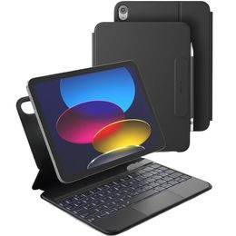 Dexnor magnetische Tastaturhülle, iPad 11" 2025 (11. Gen.) / iPad 10,9" 2022 (10. Gen.), schwarz