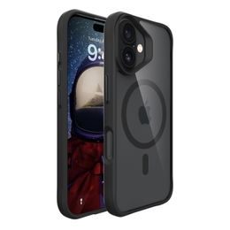 JP MagFit MagSafe калъф с 3M SGS сертификат, iPhone 17, черен