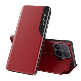 Eco Leather View maska, Xiaomi 17T Pro, crvena