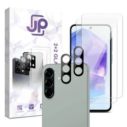 JP Kombi-Pack, Set mit 2 Panzergläsern und 2 Kameralinsenfolien für Samsung Galaxy A56