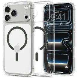 Spigen Ultra Hybrid Mag s MagSafe, iPhone 17 Pro / 18 Pro, grafit