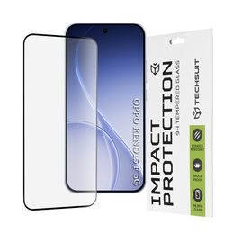 Techsuit 111D Σκληρυμένο Γυαλί, Oppo Reno15 F / Reno15 FS 5G, μαύρο