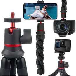 Flexibles Mini-Stativ für Kamera 1/4", schwarz