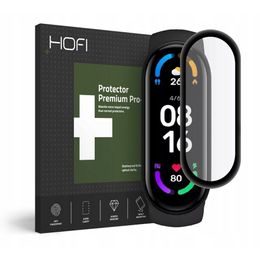 Hofi Pro+ Displayschutz aus gehärtetem Glas, Xiaomi Mi Band 6, schwarz