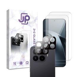 JP Combo pack, Sada 2 tvrzených skel a 2 sklíček na fotoaparát, Xiaomi 17T Pro