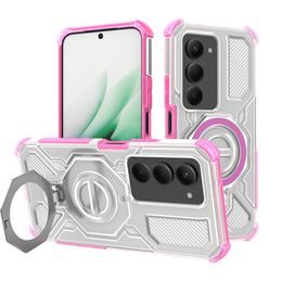 Techsuit Carbon Shield Pro, Xiaomi Redmi 15 4G / 5G, διάφανο / ροζ