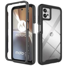 Techsuit Defense360 Pro + védőfólia, Motorola Moto G32, fekete