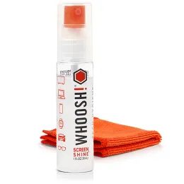 WHOOSH! Screen Shine Go 30 ml sredstvo za čišćenje zaslona s mikrovlaknenom krpicom