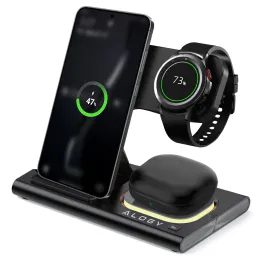 Bezprzewodowa ładowarka 3w1 do Samsung, czarna
