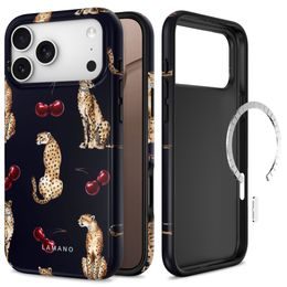 Tech-Protect Lamano MagSafe obal, iPhone 17 Pro Max / 18 Pro Max, midnight cherry