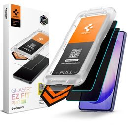 Spigen Glass.TR EZFit Privacy Panzerglas für Samsung Galaxy S26 Plus - Gehärtetes Displayschutzglas mit Applikator - 2 Stück - Blickschutz