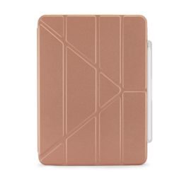 Pipetto Origami Pencil θήκη, Apple iPad Pro 12.9, 2018 / 2020 / 2021 / 2022, iPad Air 13 2024, ροζ χρυσό