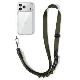 Tech-Protect C9S Crossbody Handykette - Verstellbares Trageband für Smartphone - Grün