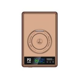 UltraThin MagSafe 15W Ασύρματο Power Bank 10000 mAh με φόρτιση Apple Watch και 360° περιστρεφόμενη βάση, χρυσό