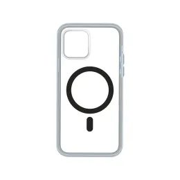 iPhone 15 Pro skaidrus dėklas – ER Case Ice Snap Black Edition MagSafe – skaidri