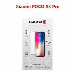 Swissten 2,5D Zaščitno kaljeno steklo, Xiaomi Poco X3 Pro