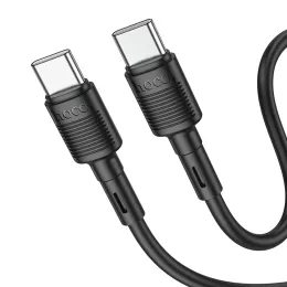 Cablu Hoco X83 USB-C - USB-C, PD 3A 60W, 1 m, negru